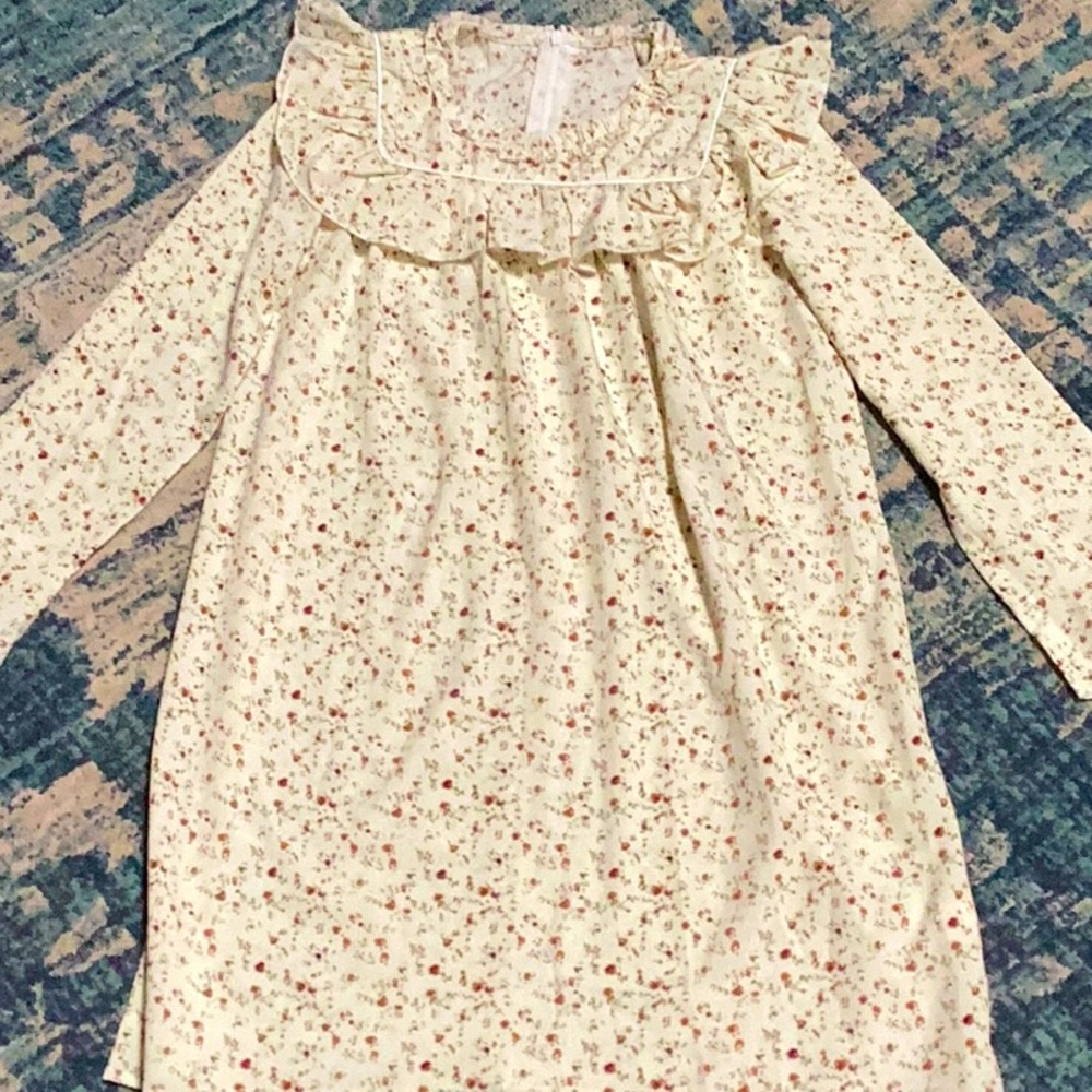 Flower Dress With Ruffles